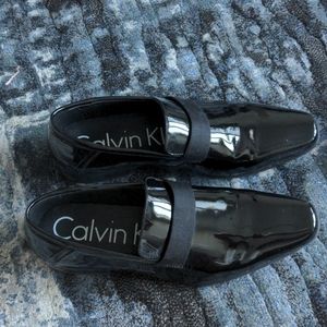 Calvin Klein slip on tuxedo shoes